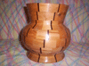 segmented alder vase