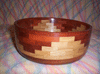 segmented turned bowl