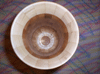 top view of cherry vase