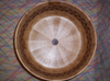 top view of fan pattern ring